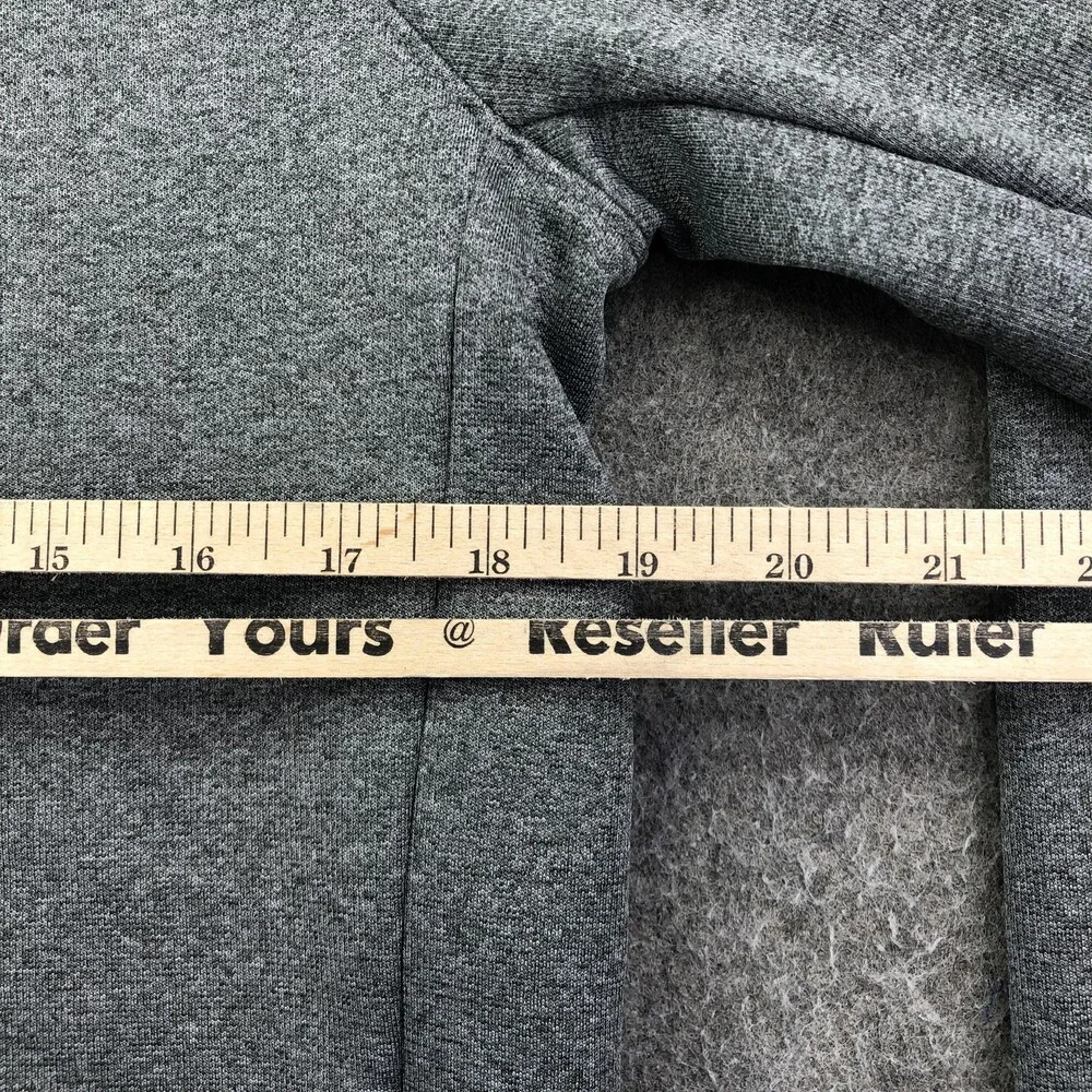 The North Face Jacket Mens Medium Gray Fleece Full Zip JVI Logo Outdoor